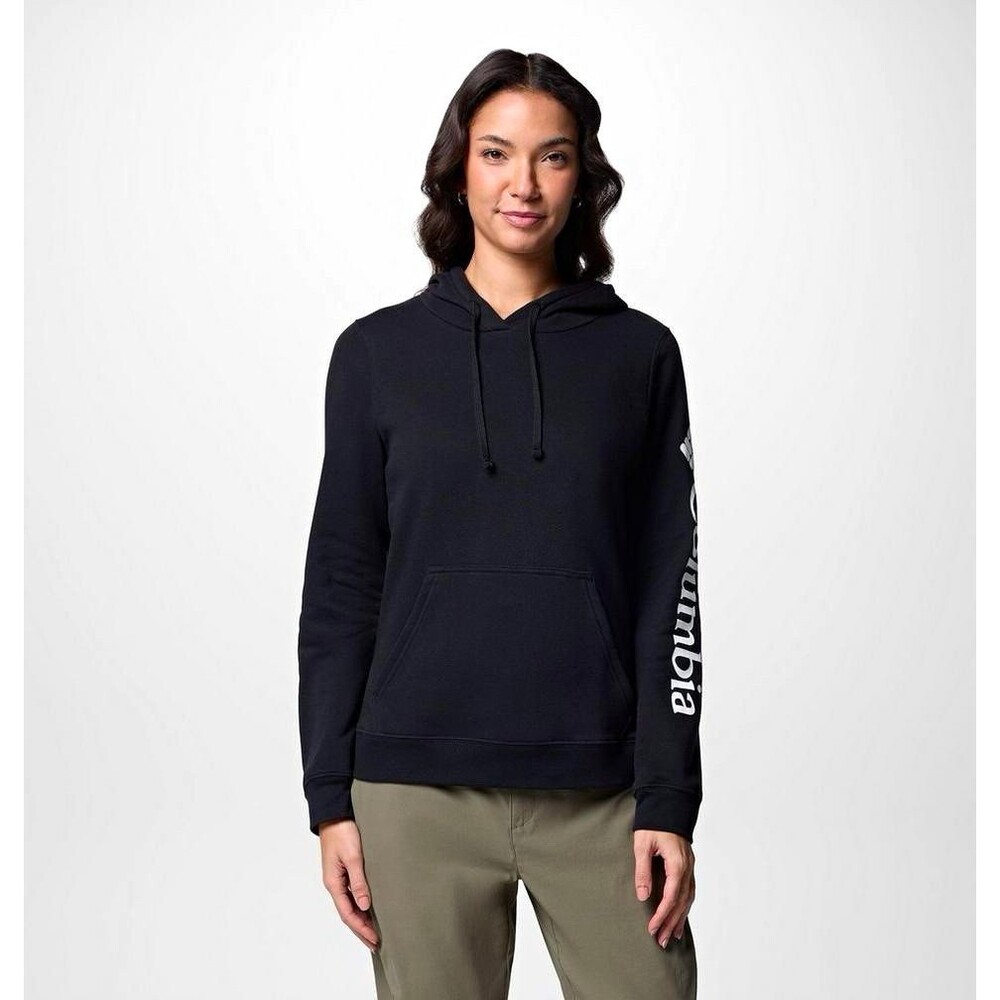NWT Columbia Women's Trek Graphic Hoodie Black Gem Sleeve - Size 3X